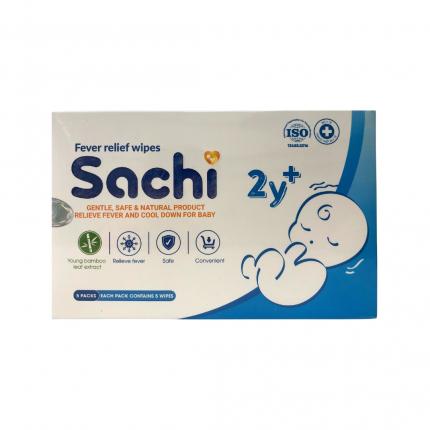 Khăn hạ sốt Sachi 2y+ - Hạ nhiệt, giảm sốt cho trẻ