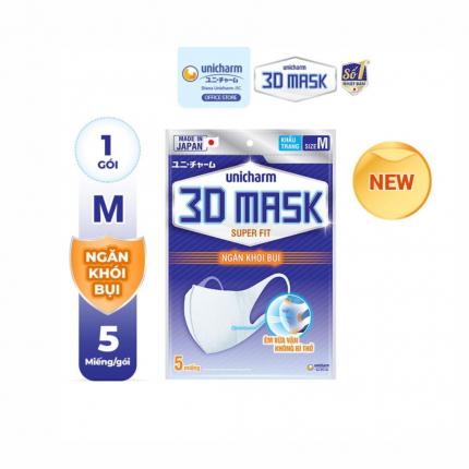 Khẩu Trang 3D Mask Super Fit Unicharm