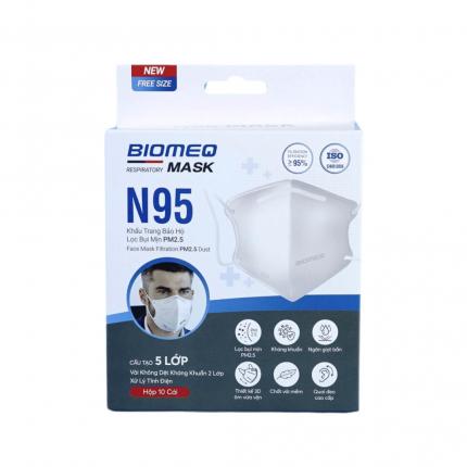 Khẩu trang bảo hộ Biomeq Mask N95 hộp 10 cái giá tốt