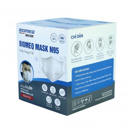 Khẩu trang bảo hộ Biomeq Mask N95 hộp 30 cái giá tốt