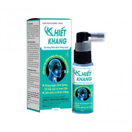 Dung dịch xịt miệng họng Khiết Khang