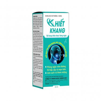 Dung dịch xịt miệng họng Khiết Khang