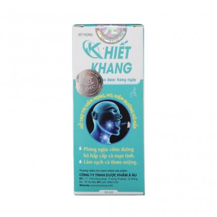 Dung dịch xịt miệng họng Khiết Khang