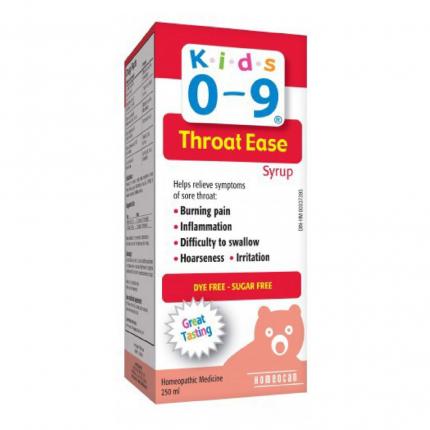 Siro giảm đau họng Kids 0 - 9 Throat Ease