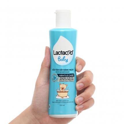 Lactacyd BB Gentle Care 250ml - Sữa tắm gội cho bé