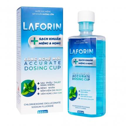 Những lợi ích sử dụng nước súc miệng laforin 500ml bạn cần biết