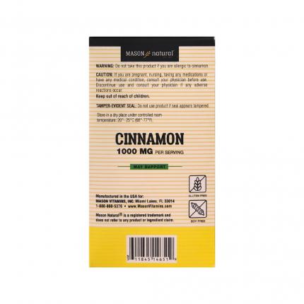 Mason Natural Cinnamon 1000mg