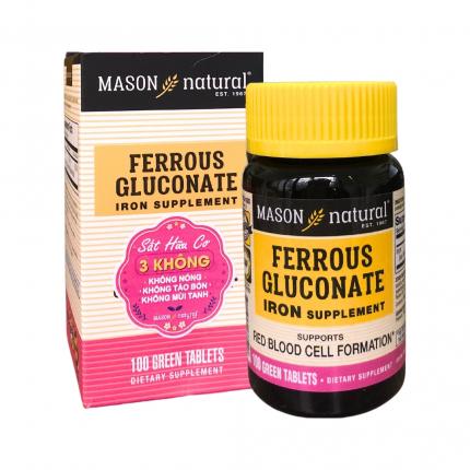 Mason Natural Ferrous Gluconate