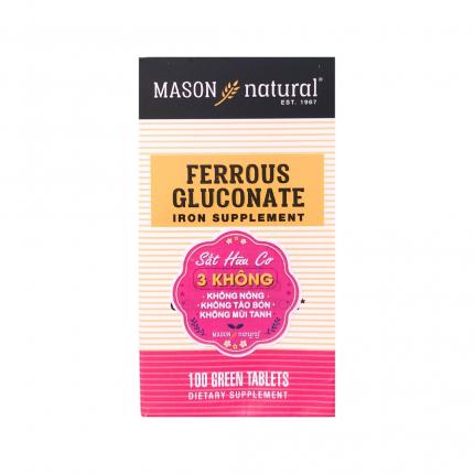 Mason Natural Ferrous Gluconate