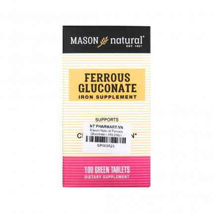 Mason Natural Ferrous Gluconate