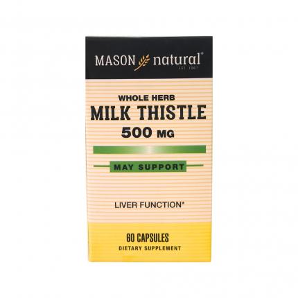 Mason Natural Milk Thistle 500mg