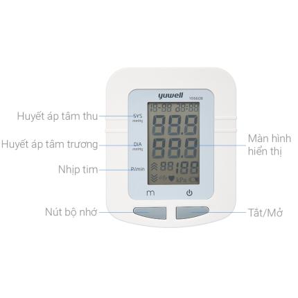 Máy đo huyết áp bắp tay Yuwell YE660B