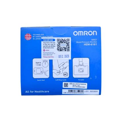 Máy đo huyết áp cổ tay Omron HEM 6161