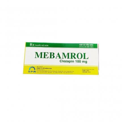 Mebamrol 100mg - Điều trị tâm thần phân liệt, loạn thần bệnh Paskinson