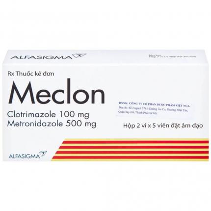 Meclon hộp 2 vỉ x 5 viên đặt Ý