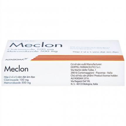 Meclon hộp 2 vỉ x 5 viên đặt Ý