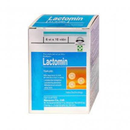 1 hộp sản phẩm men Lactomin 60 viên