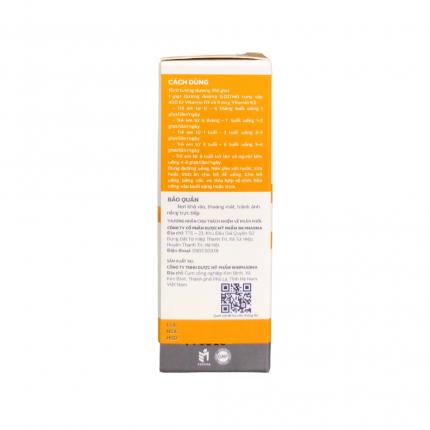 M'smarty drops vitamin D3-K2 - Hỗ trợ hấp thu canxi lọ 15ml