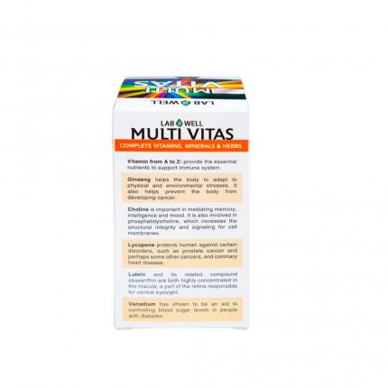 Multi Vitas Lab Well bổ sung vitamin và khoáng chất