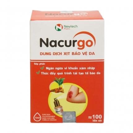 Nacurgo 100 lần xịt - Xịt băng vết thương