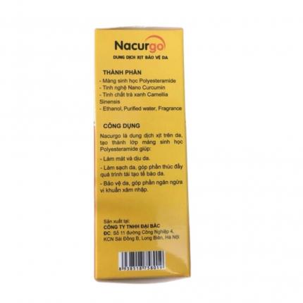 Nacurgo 100 lần xịt - Xịt băng vết thương