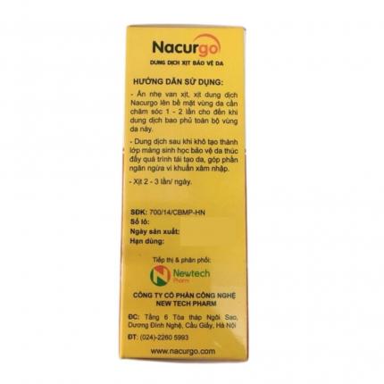 Nacurgo 100 lần xịt - Xịt băng vết thương