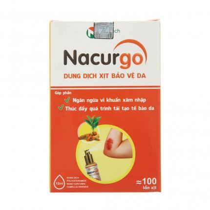 Xịt tạo màng bảo vệ vết thương Nacurgo 12ml