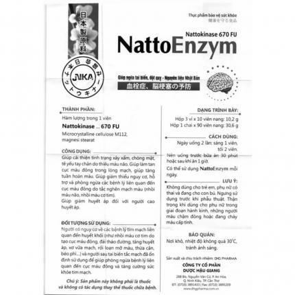 Hướng dẫn sử dụng của Natto Enzyme