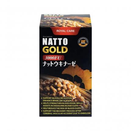 Mặt trước hộp Natto Gold 3000Fu Royal Care