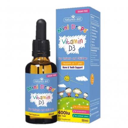 Natures Aid Mini Drops Vitamin D