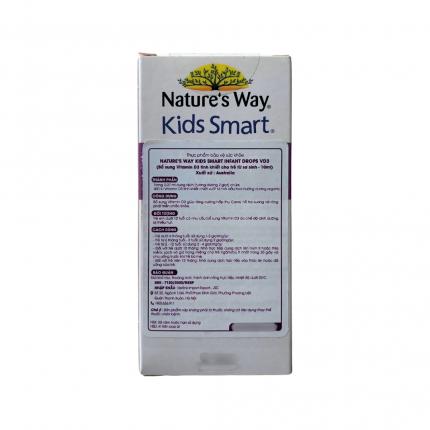 Hướng dẫn sử dụng Nature’s Way Kids Smart Infant Drops VD3