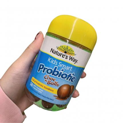 Nature's Way Kids Smart Probiotic Choc Balls - Hỗ trợ tiêu hóa của trẻ