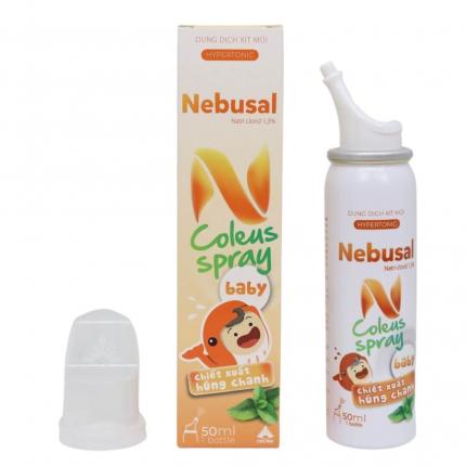 Nebusal có tác dụng làm giảm các chất tiết dịch nhầy mũi như thế nào?
