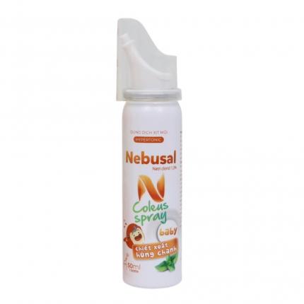 Chai 15ml xịt mũi Nebusal 13% Baby