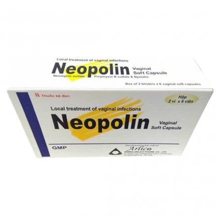 Neopolin hộp 2 vỉ x 6 viên nang đặt Hàn Quốc