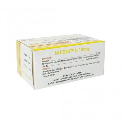 Nifedipin 10mg Armephaco - Điều trị tăng huyết áp