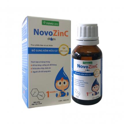 NovoZinC drops - Giảm triệu chứng rối loạn tiêu hóa lọ 15ml