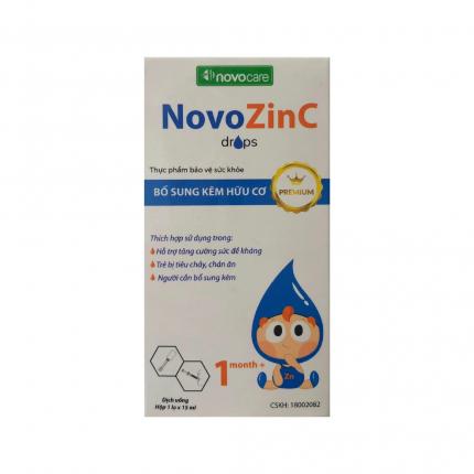 NovoZinC drops - Giảm triệu chứng rối loạn tiêu hóa lọ 15ml