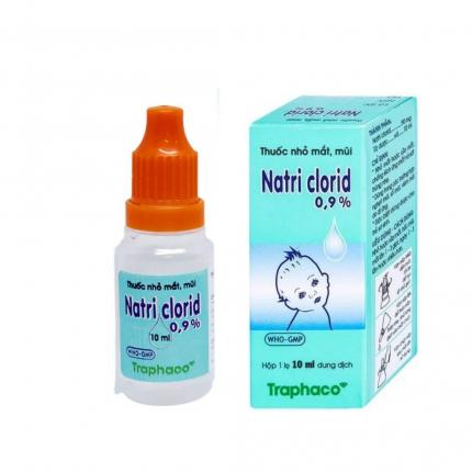 Nước muối nhỏ mắt Nacl 0,9 Traphaco lọ 10ml