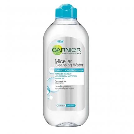 Nước Tẩy Trang Garnier Dành Cho Da Dầu Và Mụn 400ml