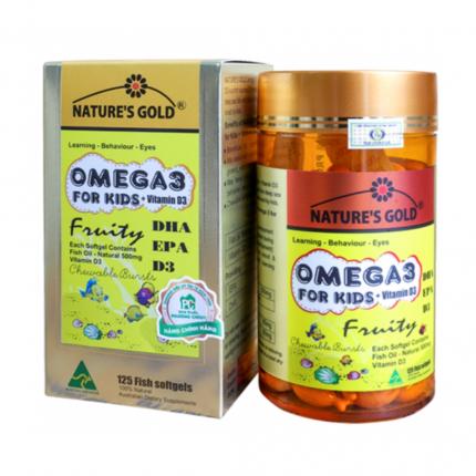 Omega 3 for kids + Vitamin D3 hộp 125 viên