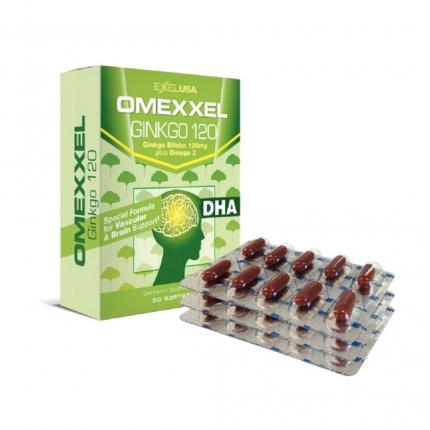 Thành phần chính của thuốc bổ não Omexxel Ginkgo 120 là gì?
