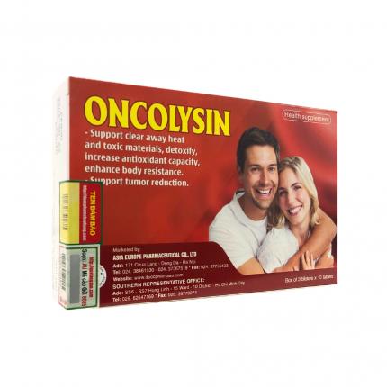 Oncolysin - Hỗ trợ tăng sức đề kháng, giảm u bướu