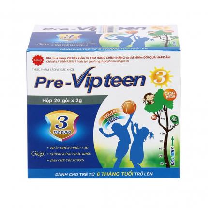 Pre Vipteen 3 tăng chiều cao cho trẻ