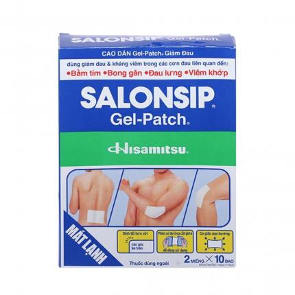 Miếng dán Salonsip - Hỗ trợ giảm đau, kháng viêm