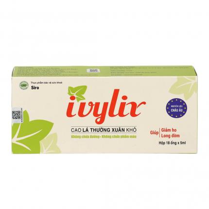 Siro ho Ivylix hỗ trợ giảm ho