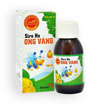 Siro ho Ong Vàng làm ấm họng, giảm ho1