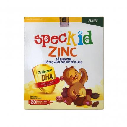 Speckid Zinc - Bổ sung kẽm, tăng cường sức đề kháng cho trẻ