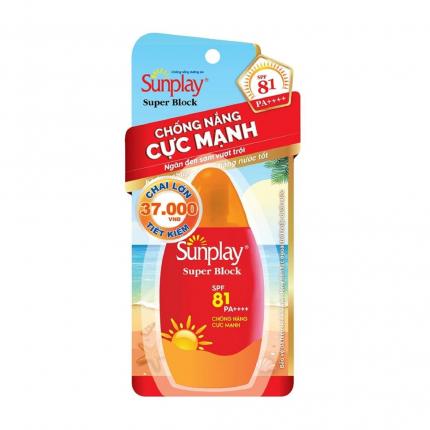 Kem chống nắng Sunplay Super Block SPF 81/PA++++ 70g