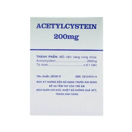 Acetylcystein 200mg Vidipha (200 viên)